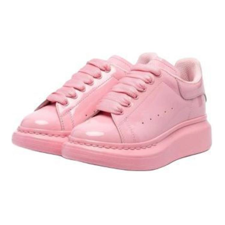 

Alexander McQueen Оверсайз лоу топ детские скейтбординг кроссовки pink kids