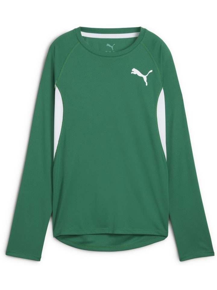 

Футболка W CROSS THE LINE Longsleeve 3.0 зеленого цвета Puma, Зеленый, Футболка W CROSS THE LINE Longsleeve 3.0 зеленого цвета Puma
