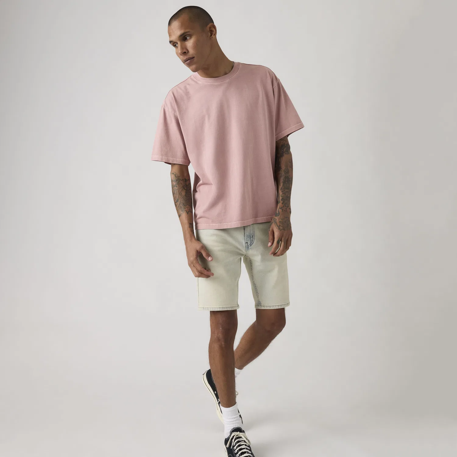 412 Узкие мужские шорты 9 дюймов Levi's, Light Wash
