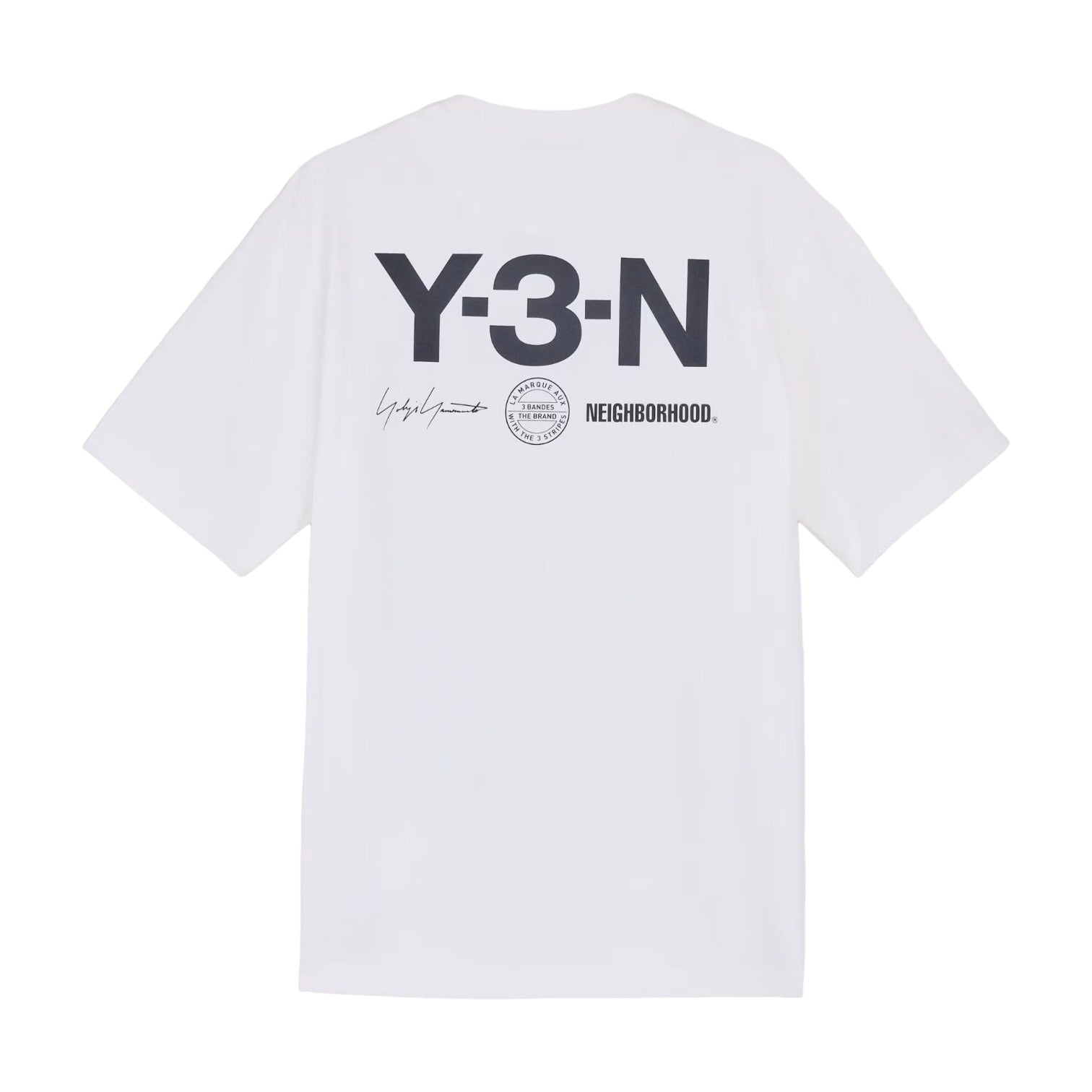 Футболка Adidas Y-3 NBHD Graphic T-shirt 'White' — фото 2