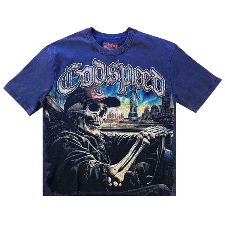 

Футболка Godspeed Sightseeing T-Shirt, Navy Wash