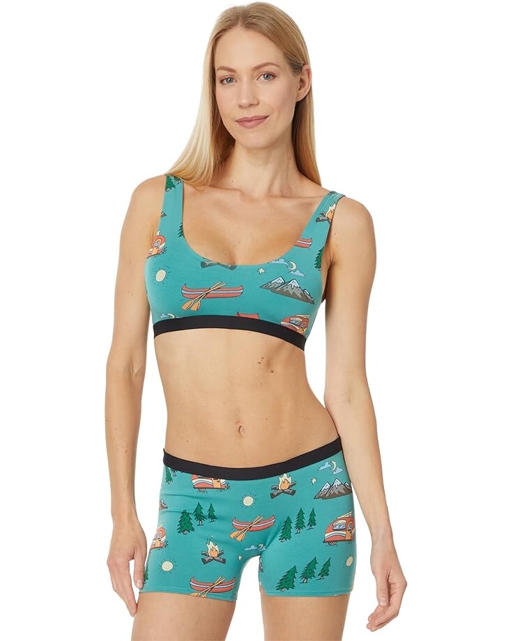 

Бюстгальтер MeUndies U-Neck Bralette, цвет Happy Camper