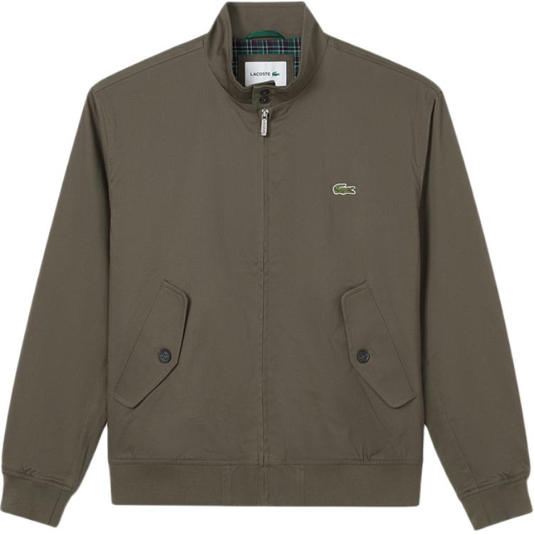 

LACOSTE Хлопковая бомбер-куртка, ZBC/Green Brown
