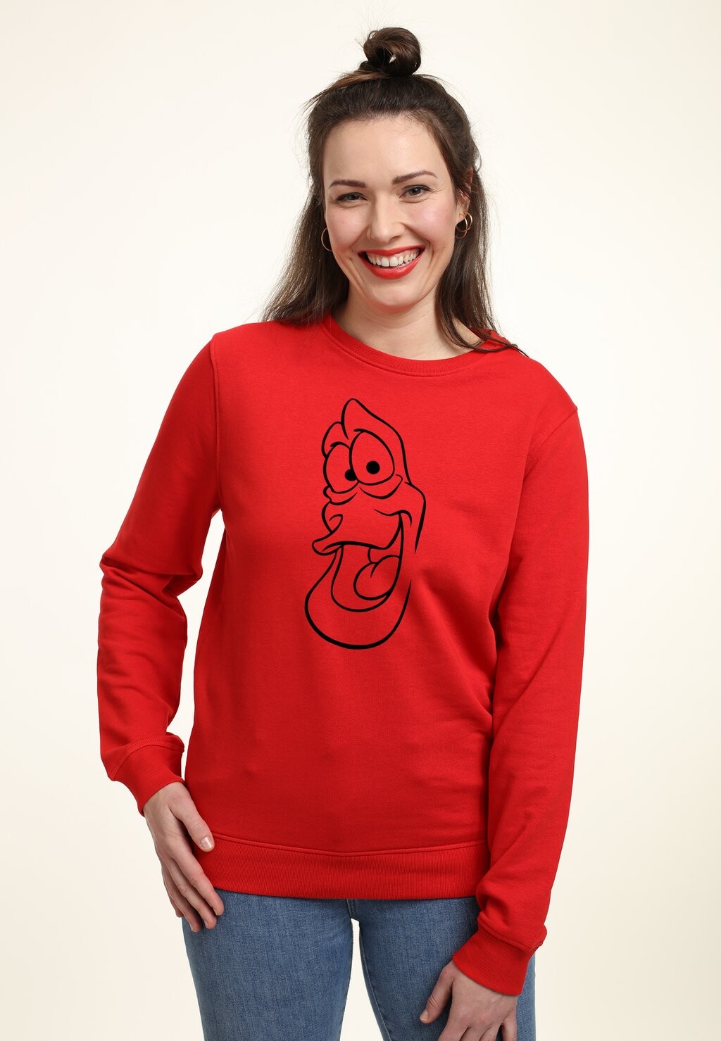 

Толстовка THE LITTLE MERMAID SEBASTIAN BIG FACE Disney, красный
