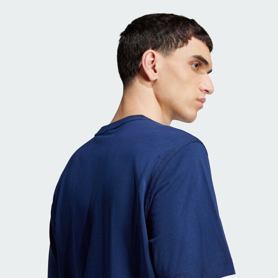 Классическая футболка ADIDAS ORIGINALS Shirt Trefoil, темно-синий — фото 4