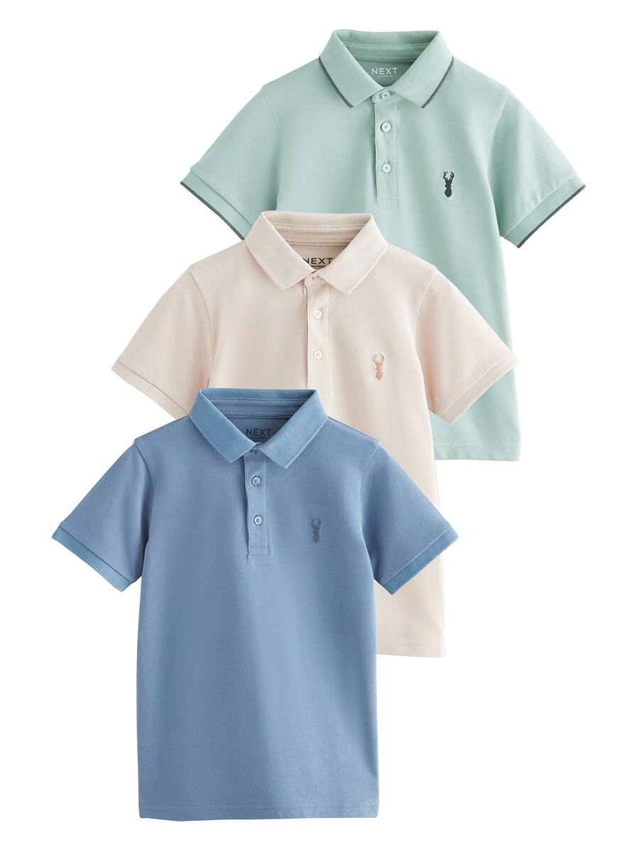 

Рубашка Next, цвет Royal blue/Stone/Light green
