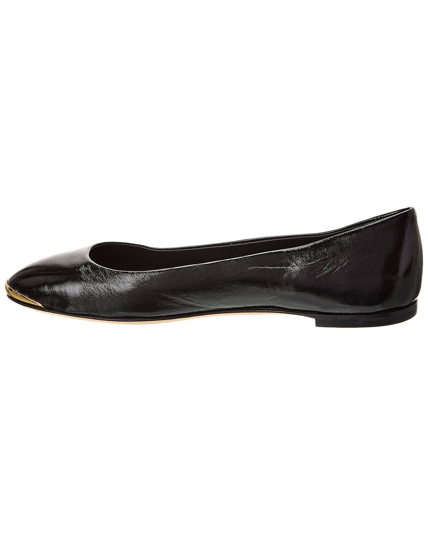 Кожаные туфли Giuseppe Zanotti Amur 2.0 Flat, черный — фото 2