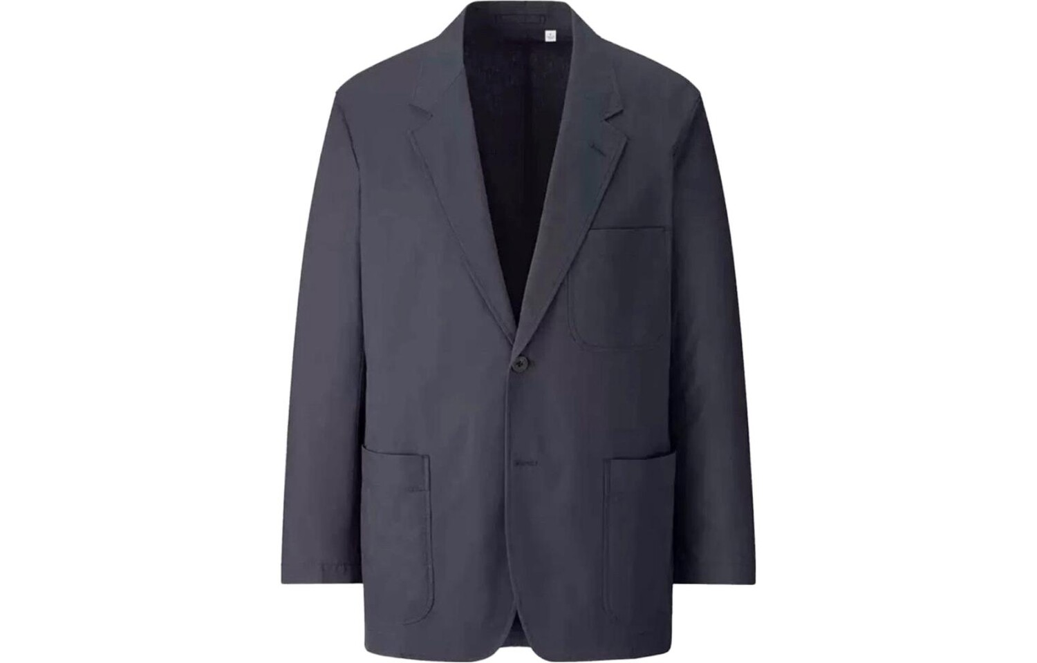 

Деловой костюм мужской темно-синий Uniqlo, темно-синий