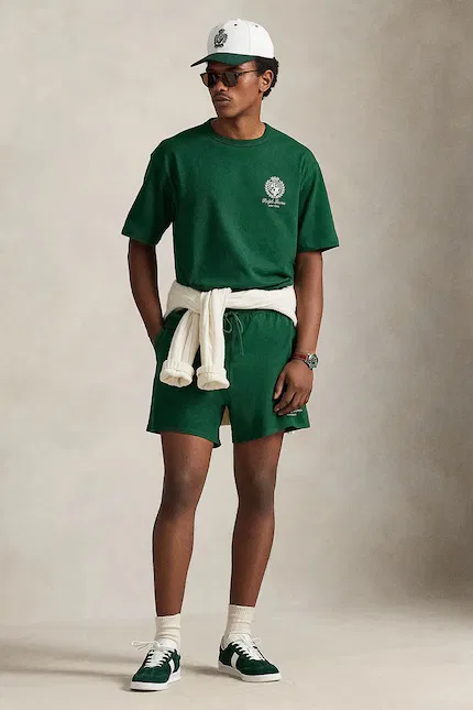 Футболка из хлопка Polo Ralph Lauren, зеленый — фото 3