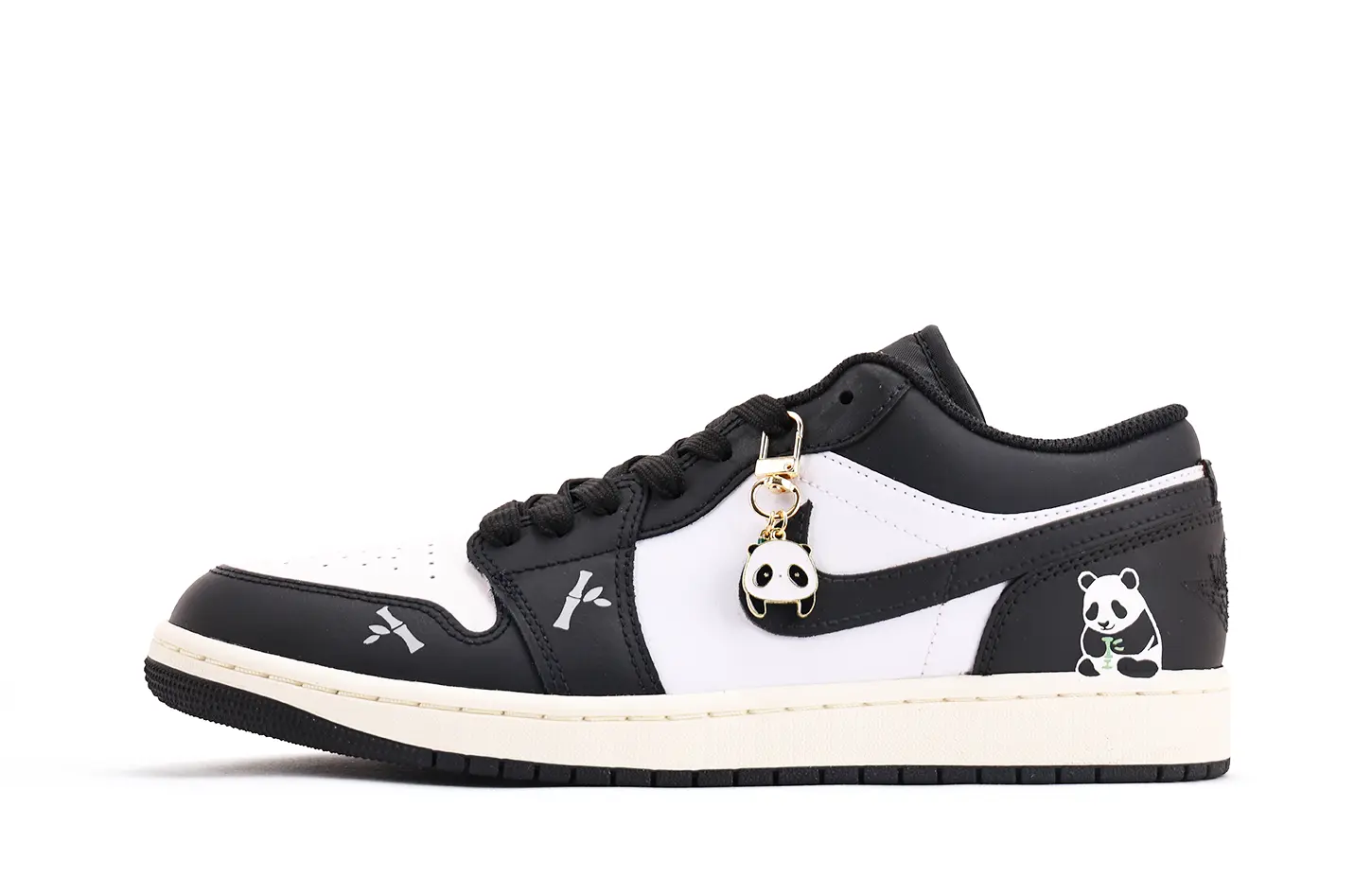 

Jordan Air 1 устойчивые к истиранию низкие баскетбольные кроссовки мужские black white