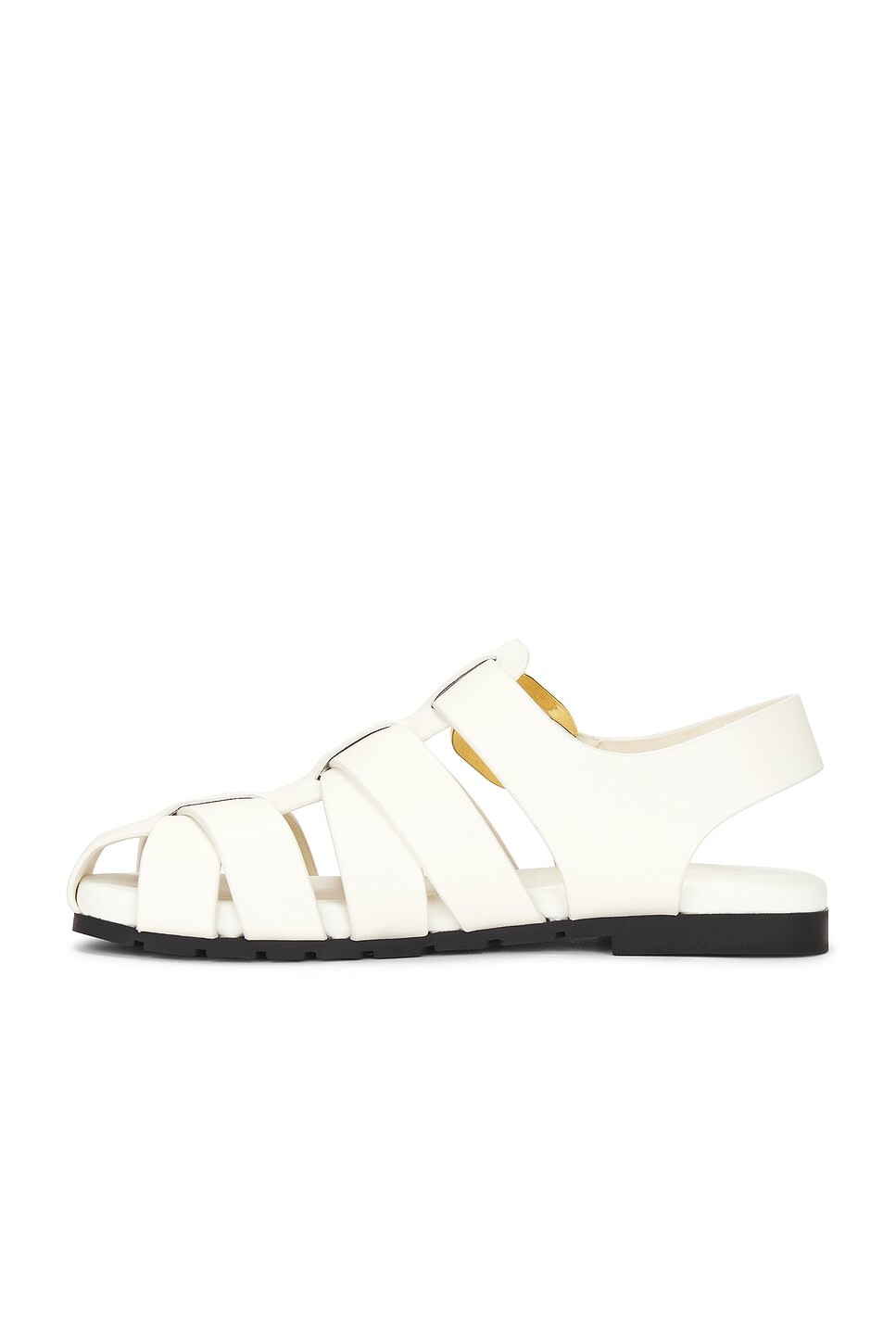Сандалии Alfie на плоской подошве Bottega Veneta, белый — фото 4