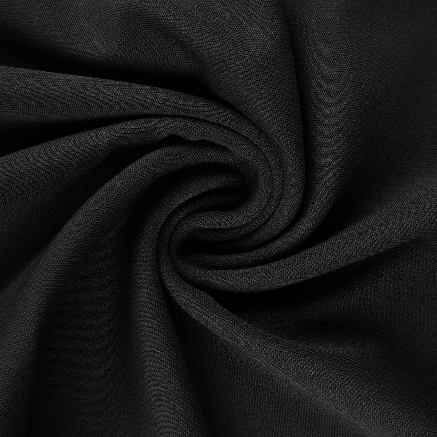 Юбка-карандаш с завышенной талией Women's Pencil Skirt, Black — фото 3