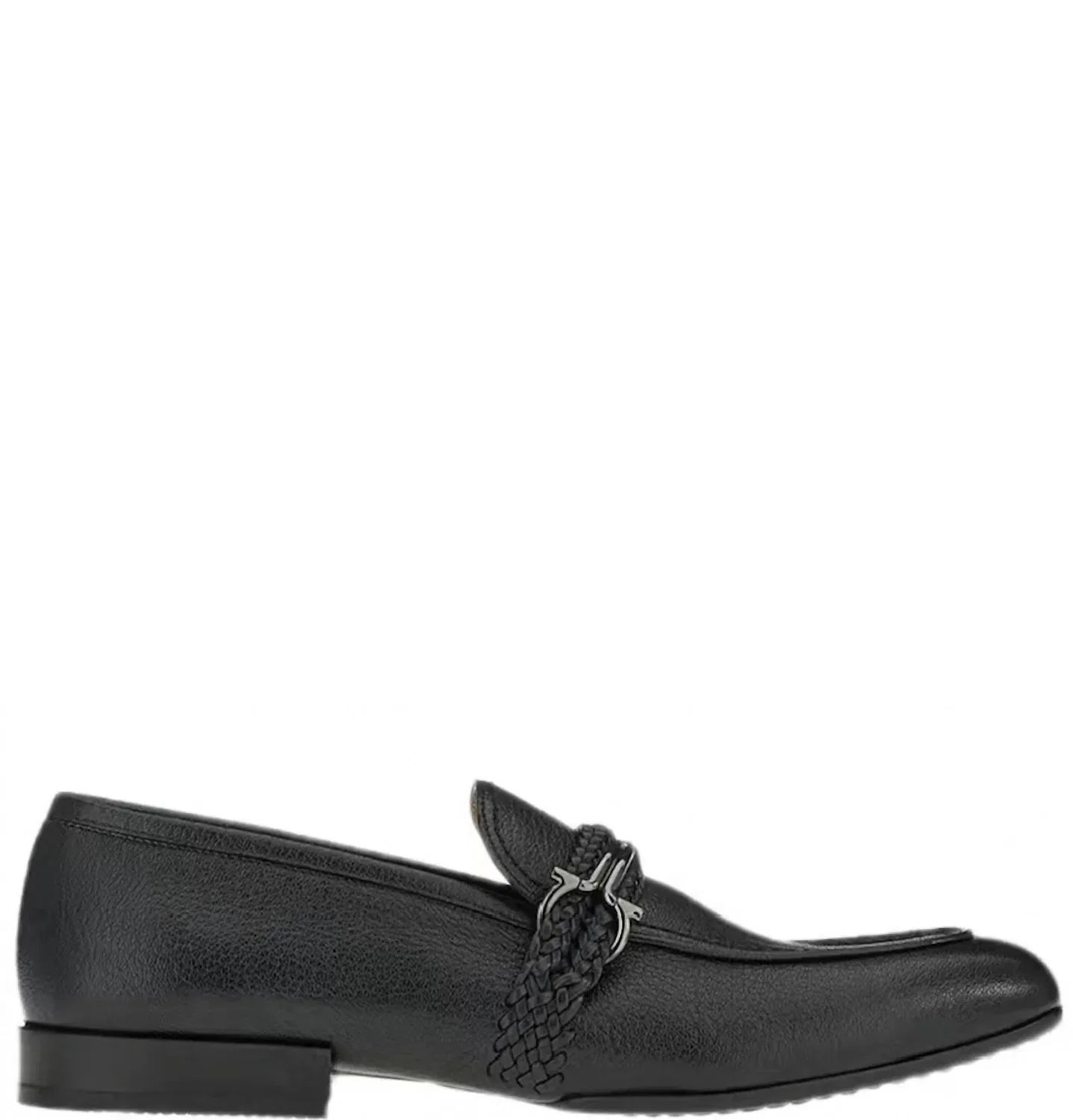 Salvatore Ferragamo Мужские лоферы Nam с орнаментом Gancini, черные