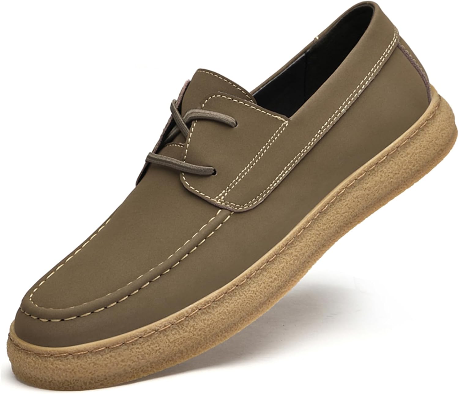 

Мужские модные кроссовки ручной работы из кожи, мужские повседневные кроссовки, стильные ретро мужские деловые туфли Abborora, хаки