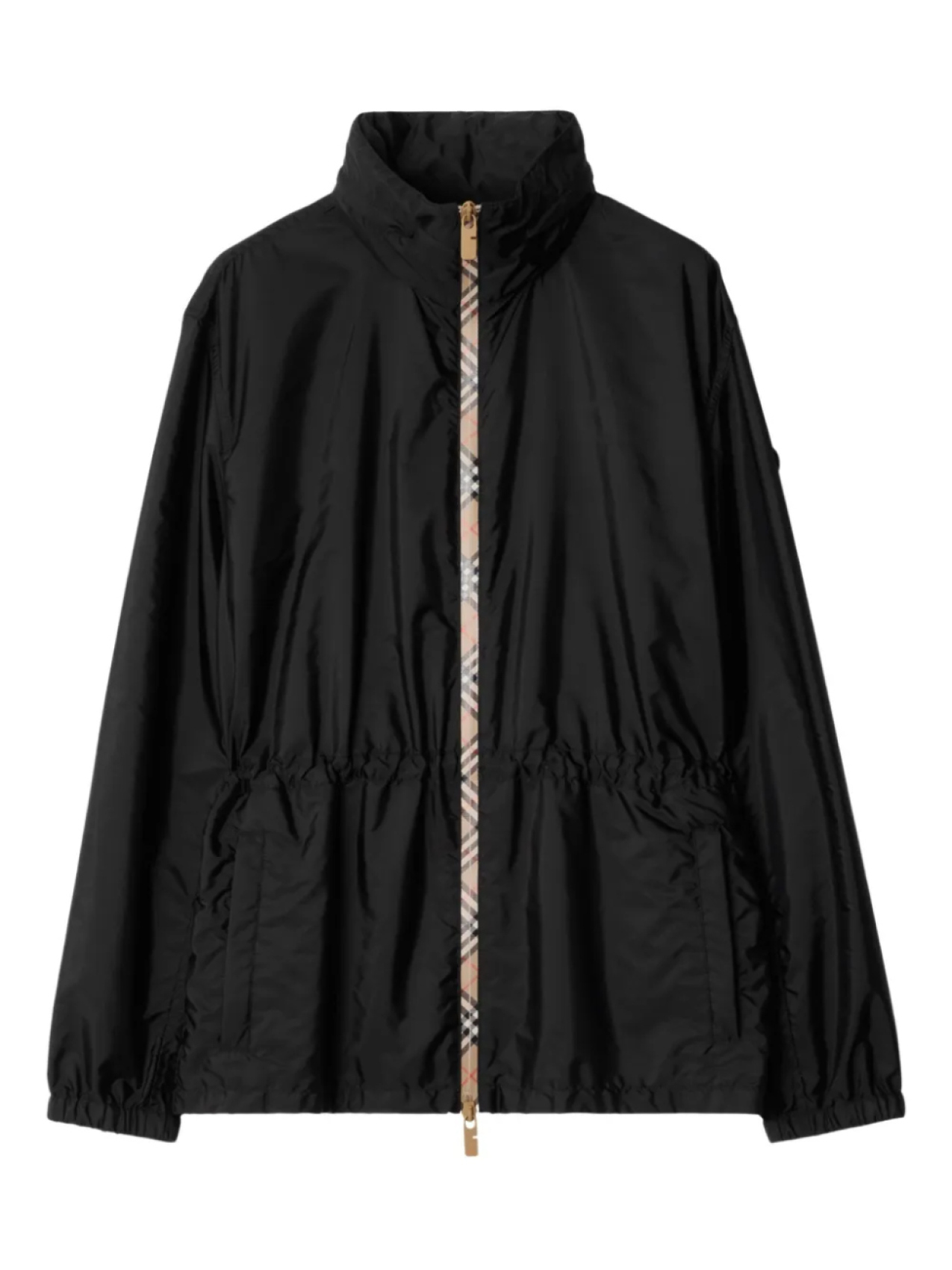 

Куртка с нашивкой-логотипом Burberry, черный