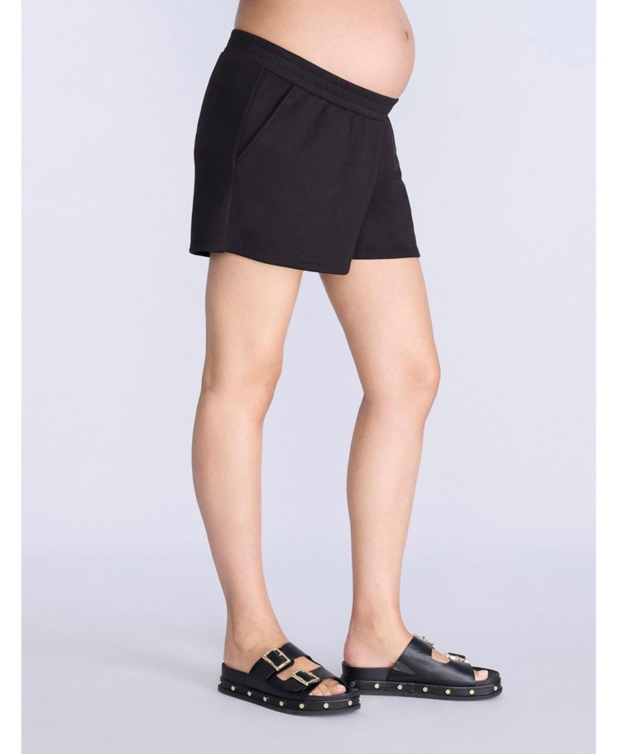 

Шорты с присборенной талией для беременных - Материнство Motherhood Maternity, Black