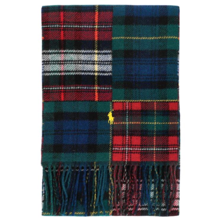 

Polo Ralph Lauren Лоскутный шарф, Red