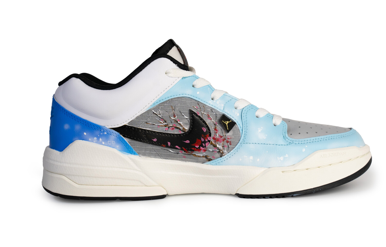 

Кроссовки Jordan Stadium 90 Lifestyle Shoes Men Low-top Blue/White/Black/Gold, голубой, Синий, Кроссовки Jordan Stadium 90 Lifestyle Shoes Men Low-top Blue/White/Black/Gold, голубой