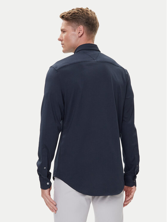 Рубашка slim fit Performance MW0MW39418 Tommy Hilfiger, синий — фото 3