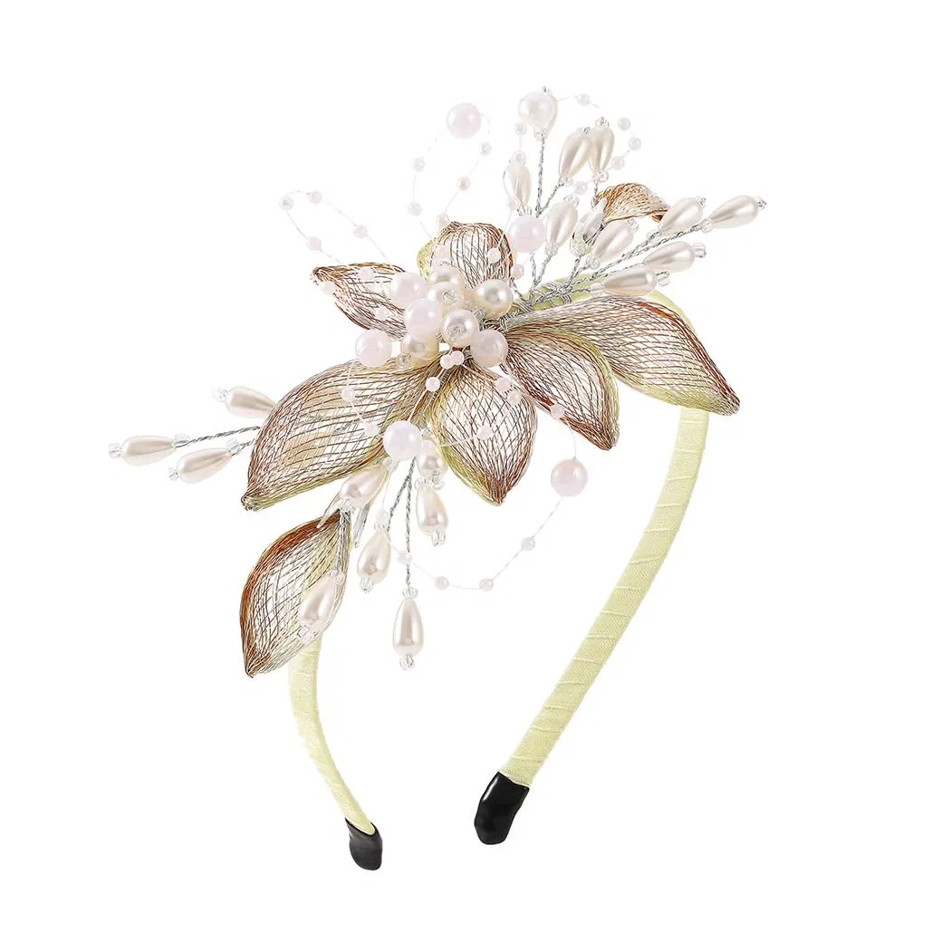 Свадебный ободок для волос «Gold Flower Headpiece» от IYOU Iyou