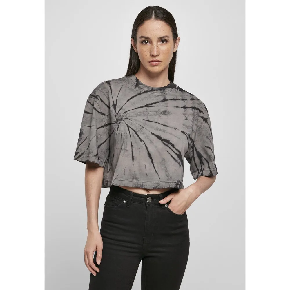 

Футболка Urban Classics Oversized Cropped Tie Dye Gt, черный
