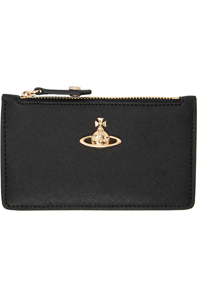 

Vivienne Westwood Черный тонкий длинный держатель для карт