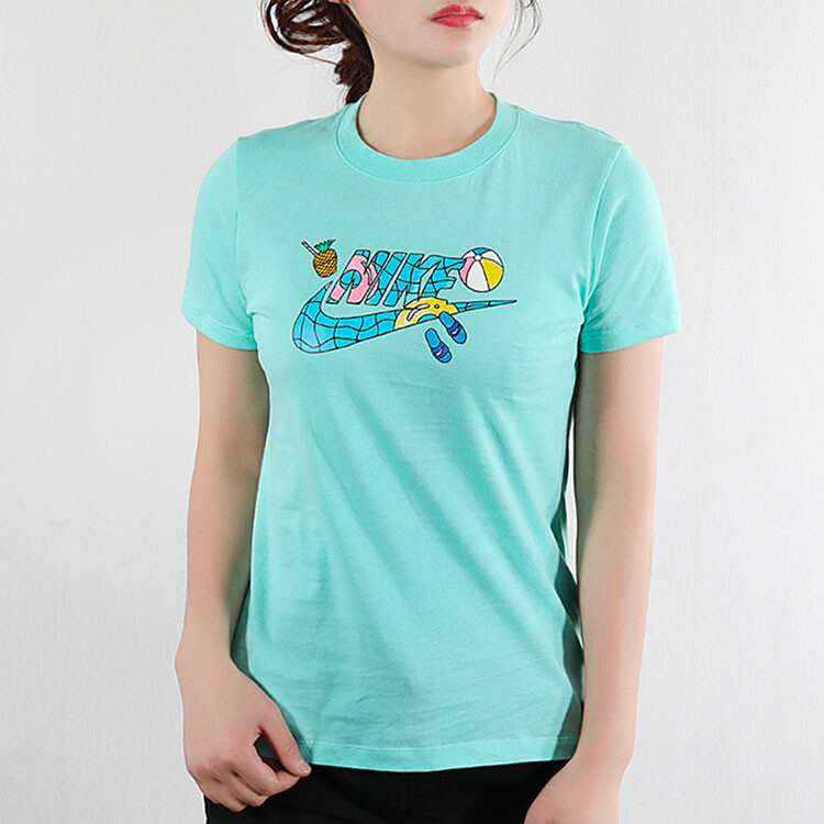 Футболка Nike Sportswear Short Sleeve CI1130-307, зеленый — фото 3