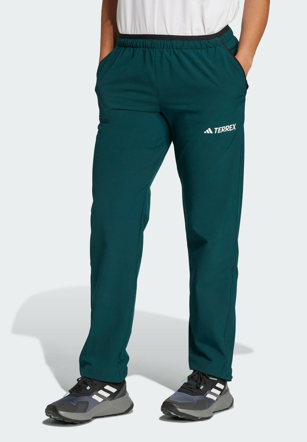 

Спортивные штаны LITEFLEX Adidas Terrex, цвет Aurora Ivy