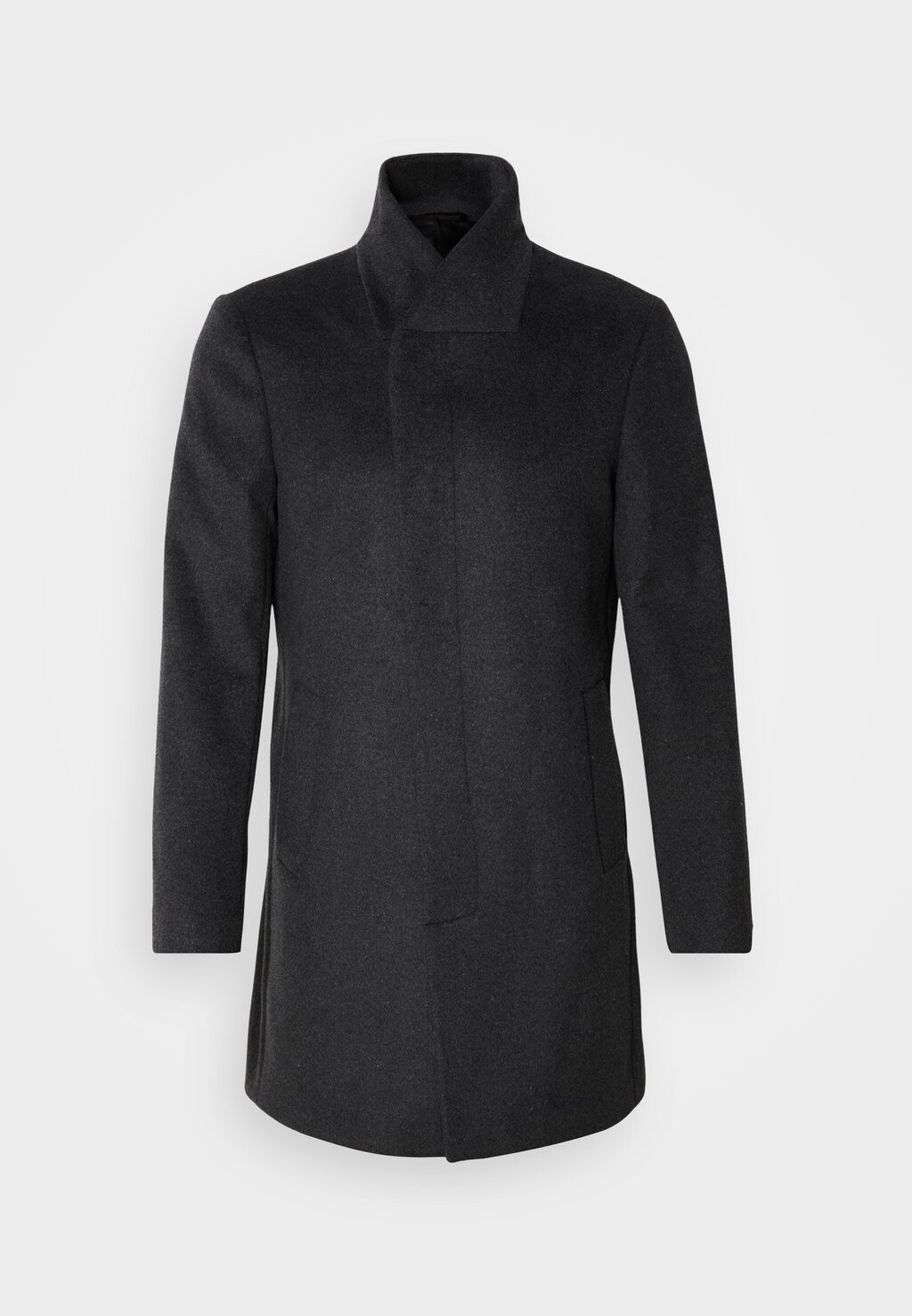 

Короткое пальто HIDDEN BUTTON PLACKET Isaac Dewhirst, темно-серый