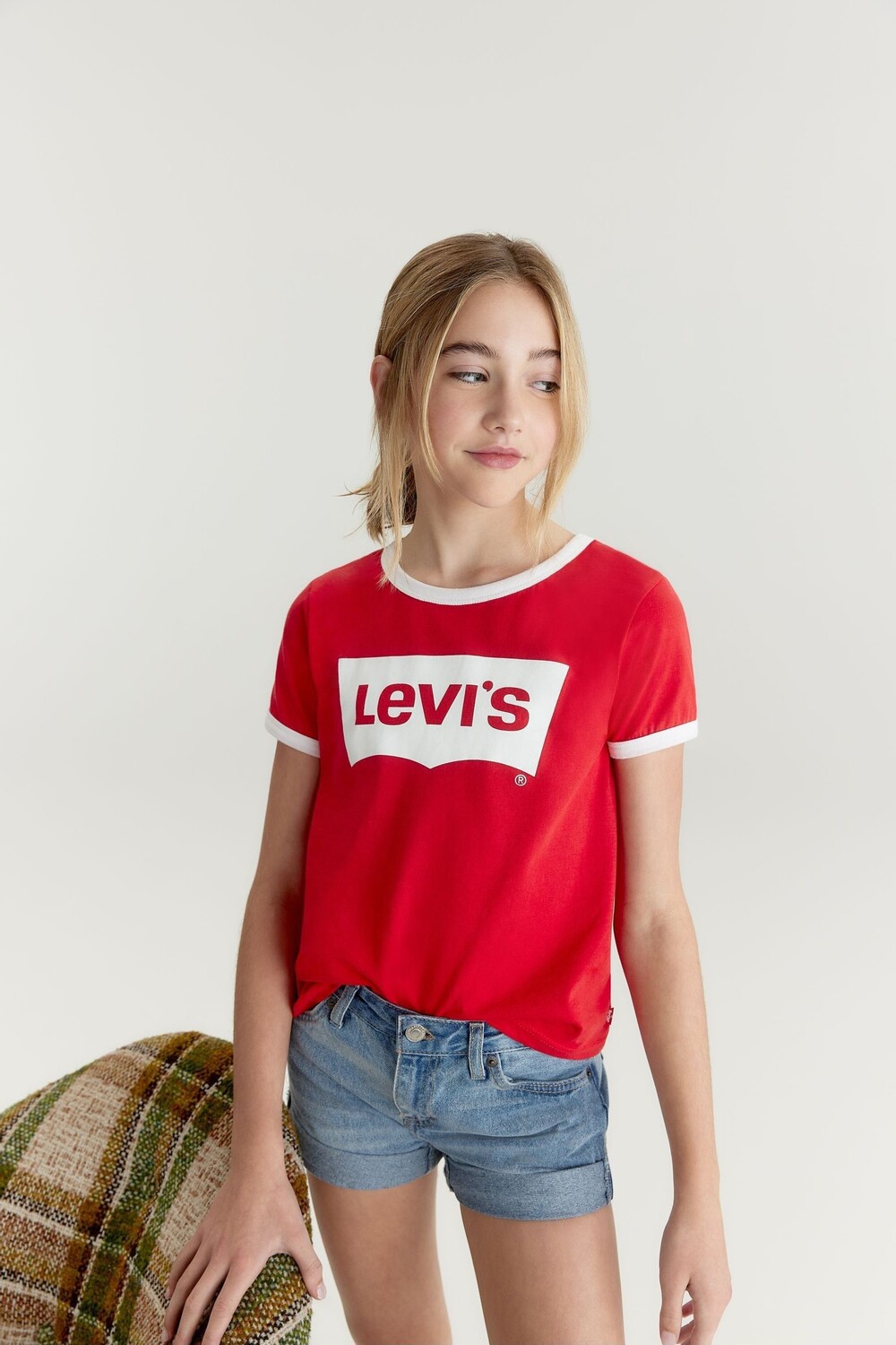

Джинсовые шорты Girlfriend Levi's, синий
