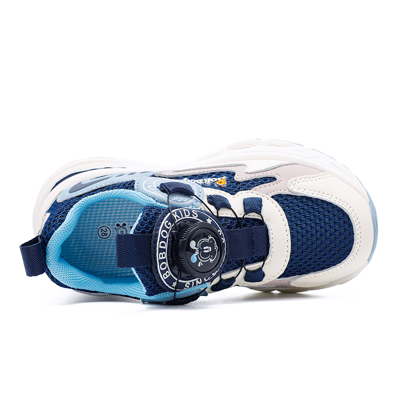 Детские кроссовки Lifestyle Kids' BOBDOG, navy/бежевый — фото 3