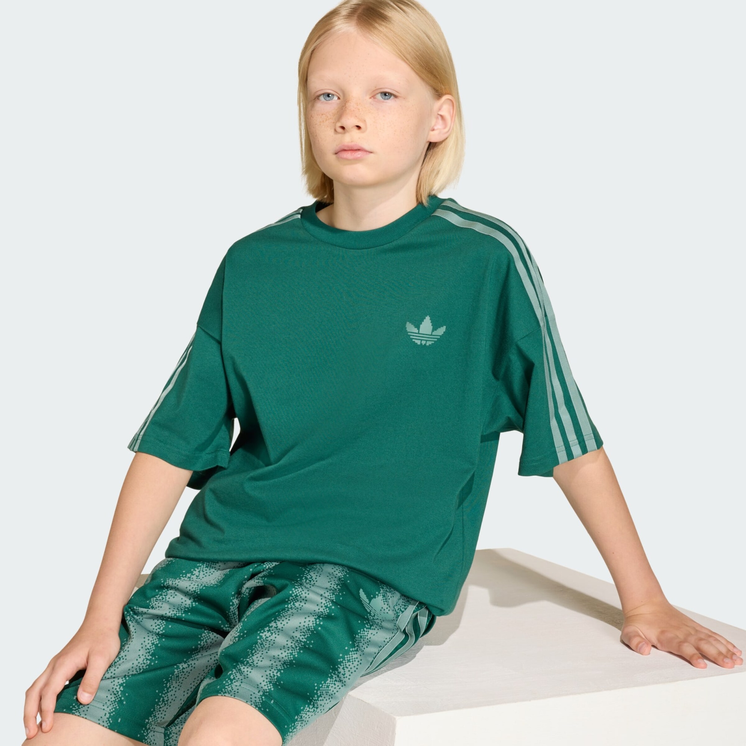 Adidas Originals Футболка 'Minecraft' в цвете Green, Pastel Green — фото 4