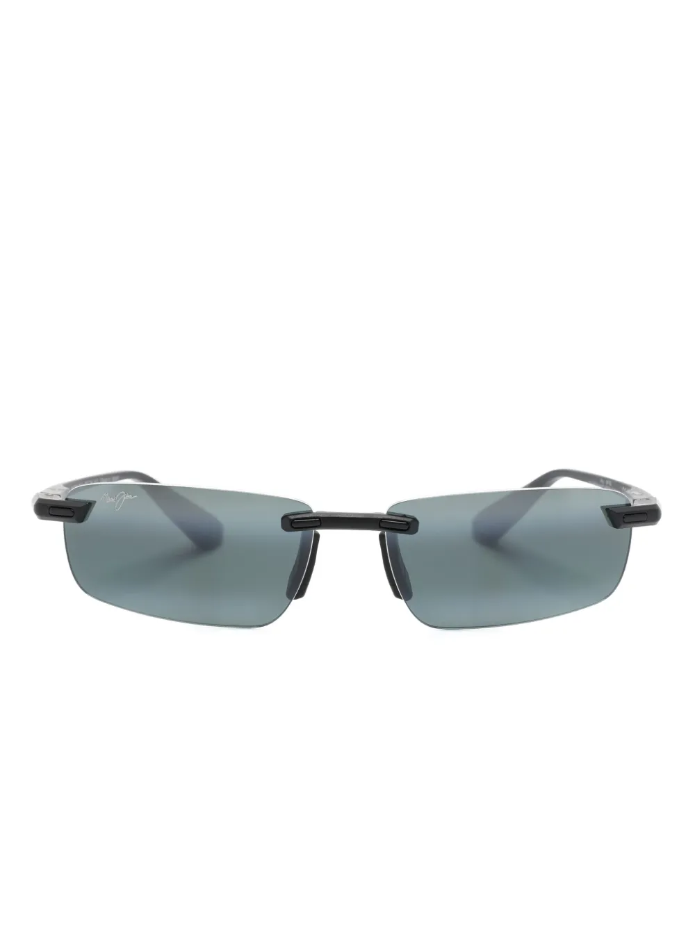 

Солнцезащитные очки ‘Ilikou в прямоугольной оправе Maui Jim, черный
