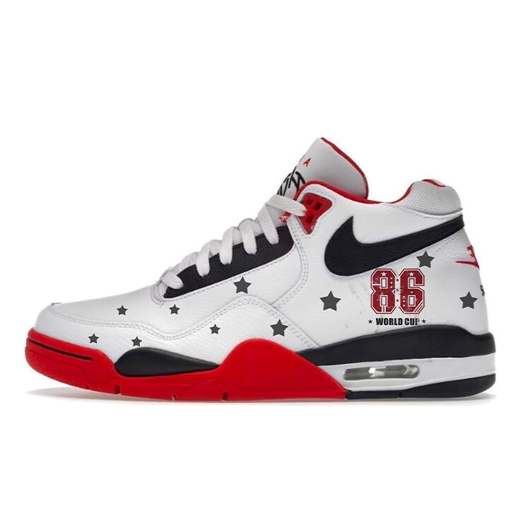 

Баскетбольные кроссовки Flight Legacy Vintage унисекс средней высоты, красный/белый Nike