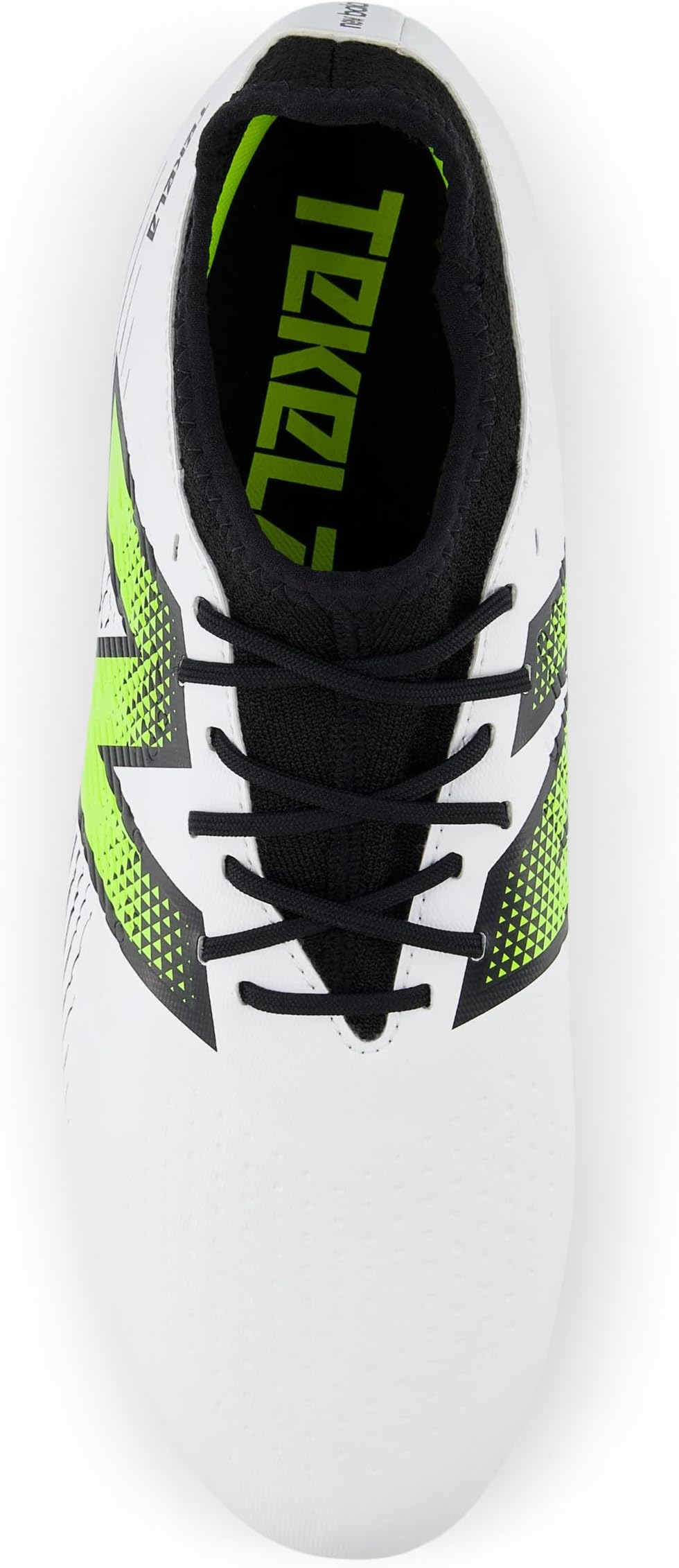 Кроссовки New Balance Tekela Magique FG V4+ Soccer Cleats, цвет White/Hi-Lite — фото 2