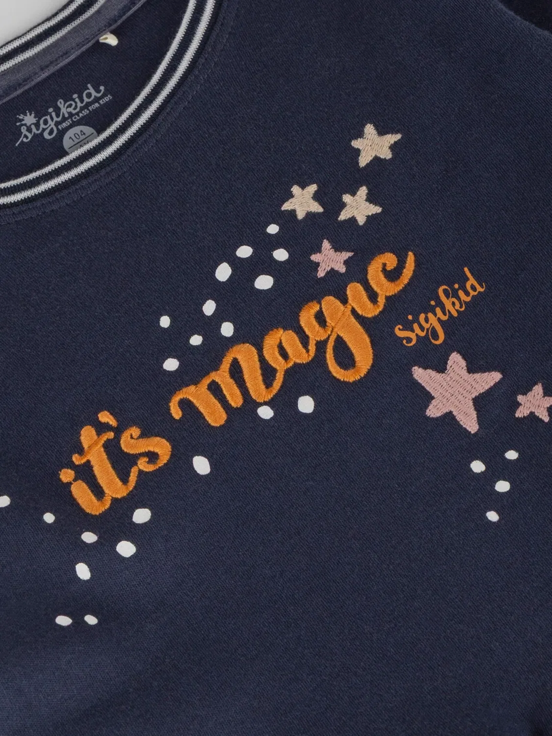 Платье Sigikid Kleid Magic Owl темно-синего цвета — фото 2