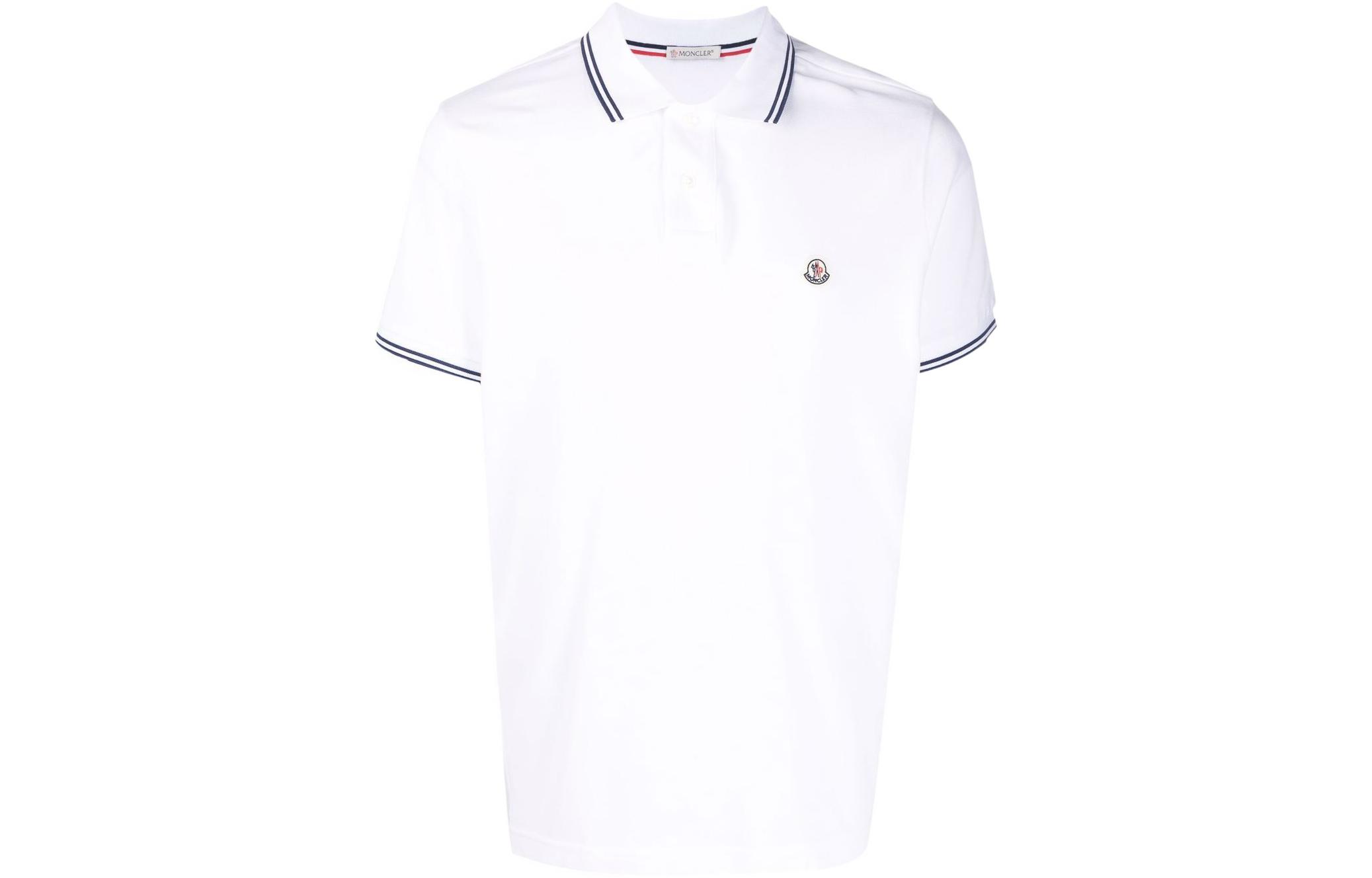 

Поло с логотипом Moncler, белый
