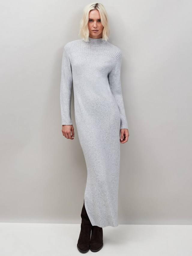 

Риб-хайлайтер джемпер-платье Ro&Zo, Grey