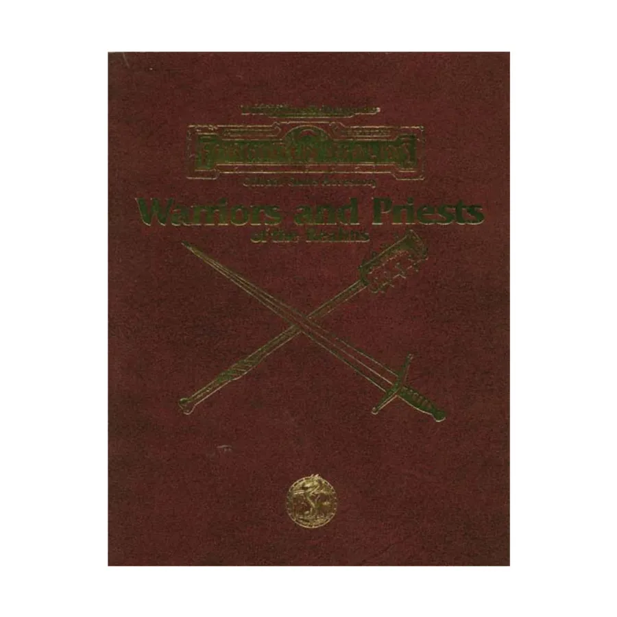 

Warriors and Priests of the Realms (1st Printing), Forgotten Realms - People and Organizations of the Realms, мягкая обложка