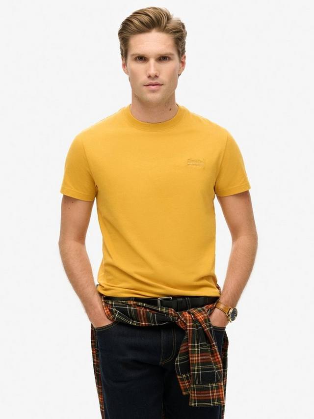 

Футболка с логотипом essential Superdry, цвет Winter Gold