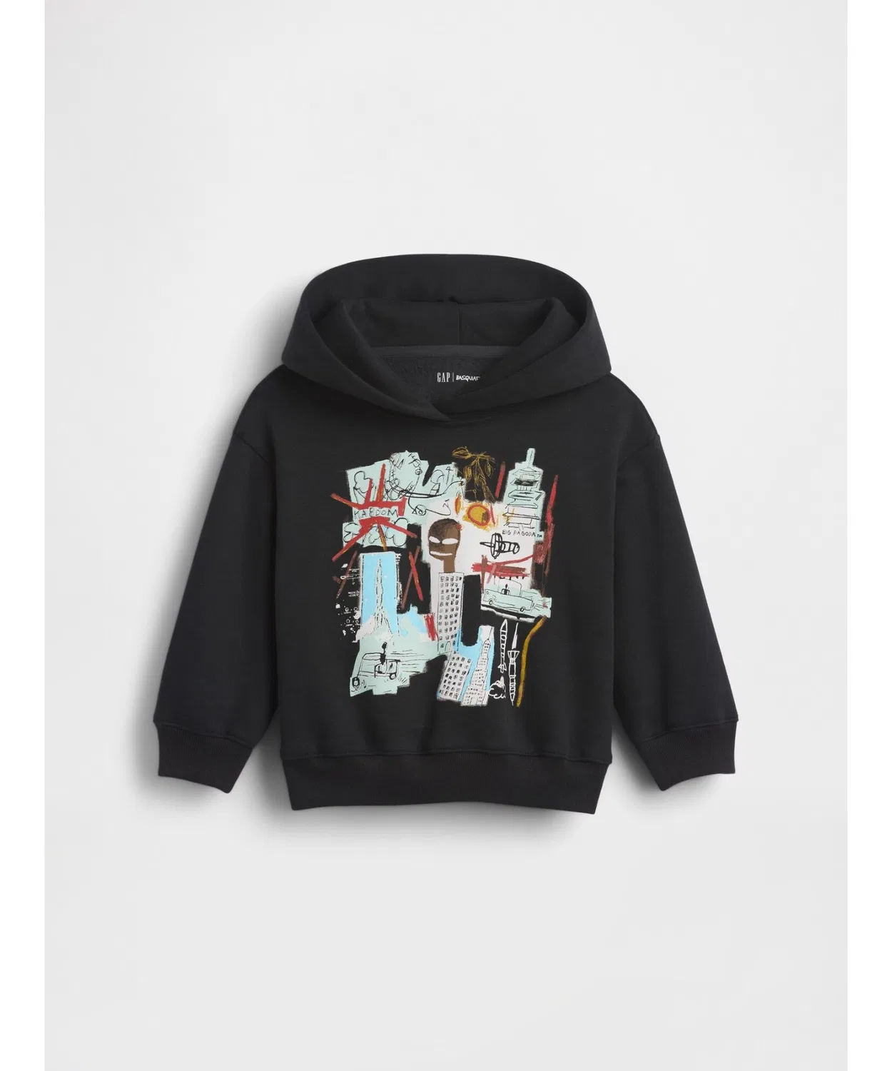 Детская парка Jean-Michel Basquiat из коттон-полиэстера, чёрный — фото 3