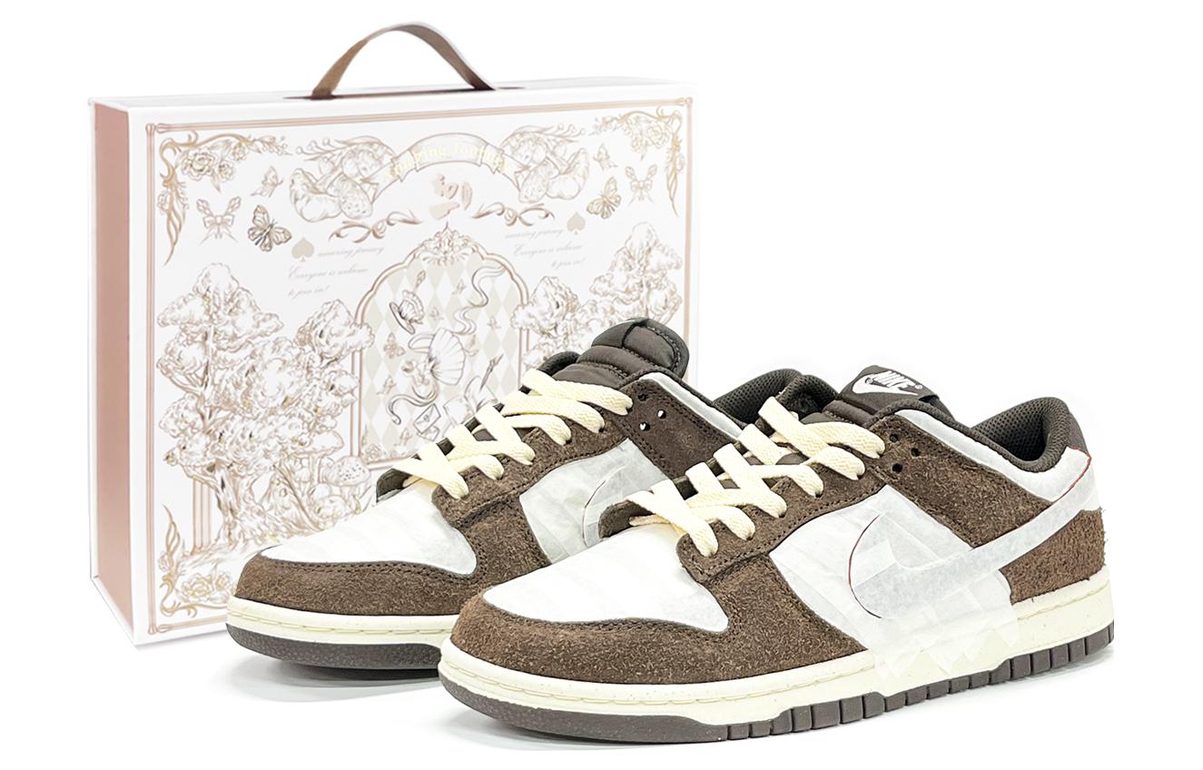 

Кроссовки Nike Dunk Skateboard Shoes Men Low-Top Brown Beige