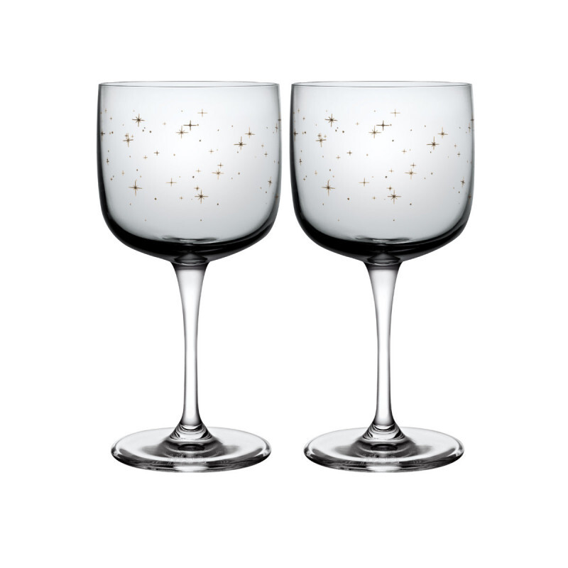 

Набор винных бокалов Winter Glow, 2 предмета like. by Villeroy & Boch, серый/прозрачный