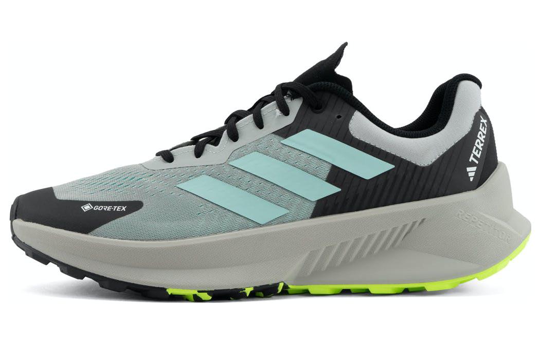 

Кроссовки adidas Terrex Soulstride Flow Gore-Tex Wonder Silver Semi Flash Aqua Lucid Lemon, серебряный