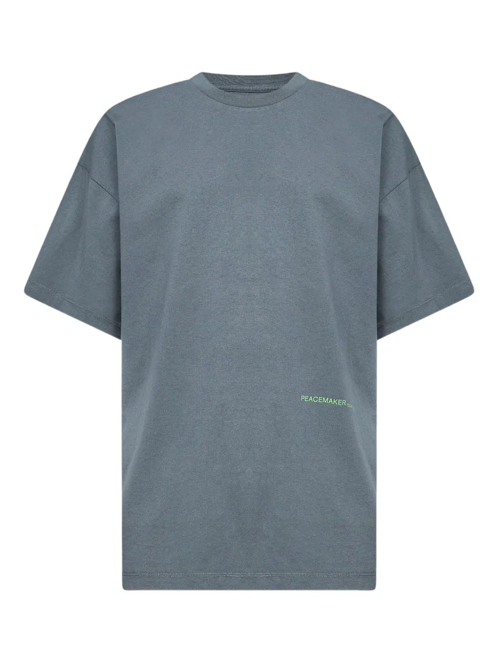 

Футболка с принтом логотипа Peacemaker Oamc Peacemaker, серый