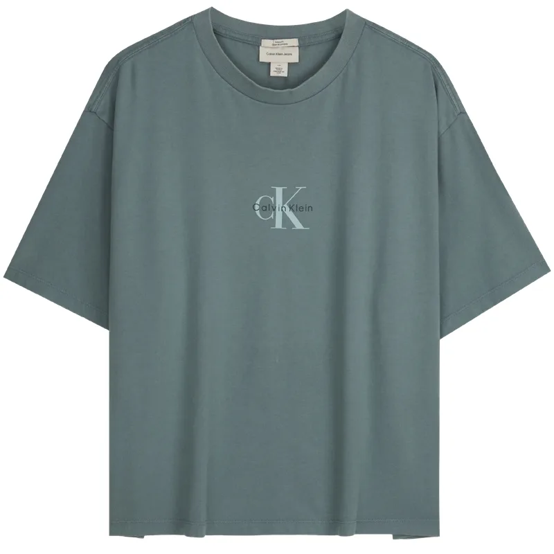 Футболка мужская с круглым вырезом Calvin Klein, 5K3-Stone Gray