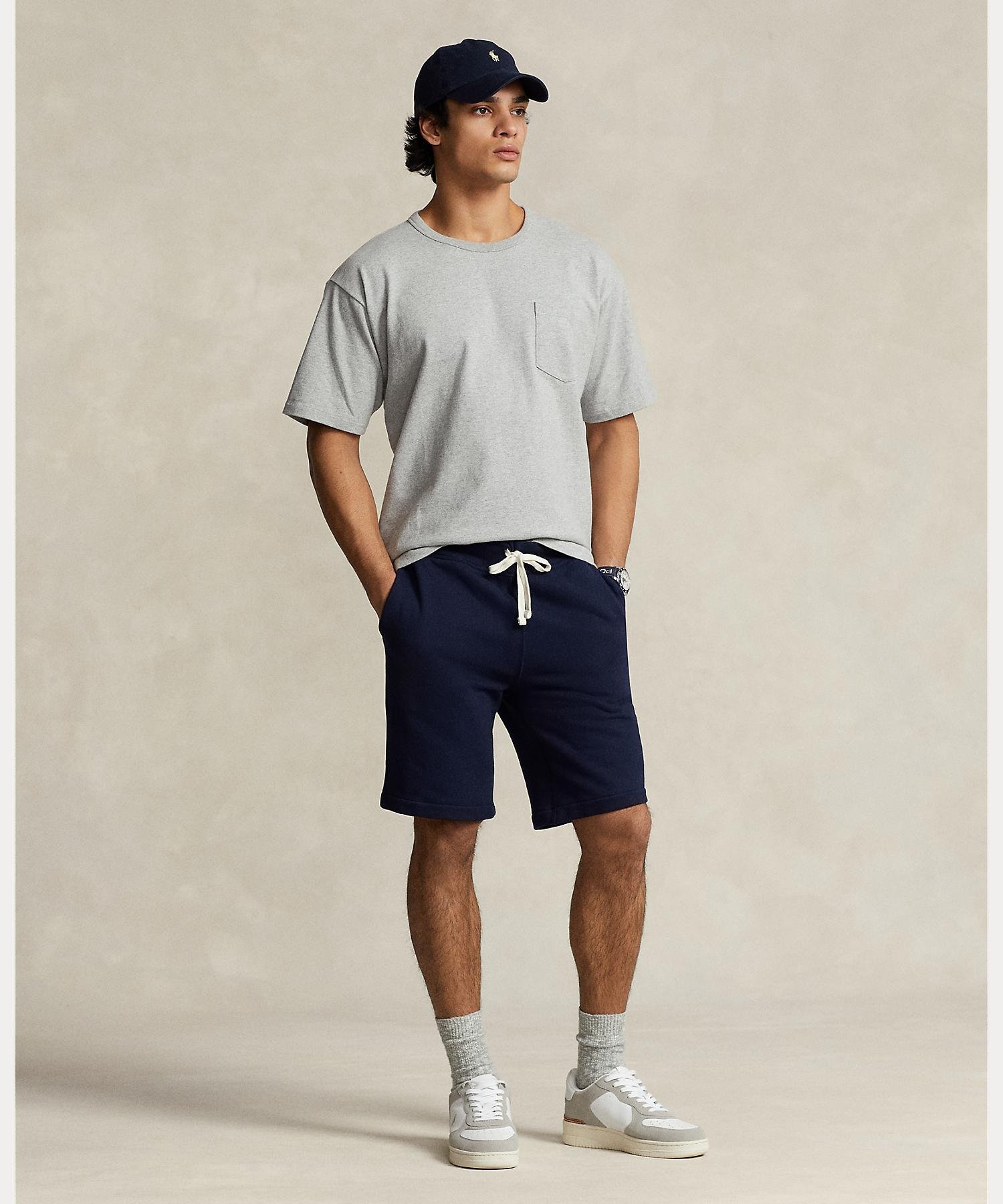 Футболка большого размера с карманом из джерси Polo Ralph Lauren, 020 Gray — фото 2