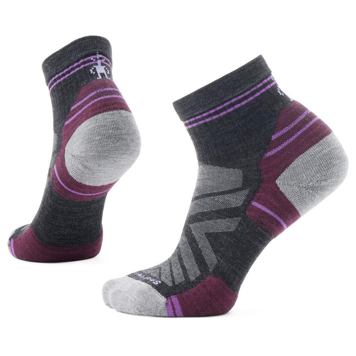 

Походные носки Smartwool Hike Targeted Cushion Ankle Socks, цвет Charcoal