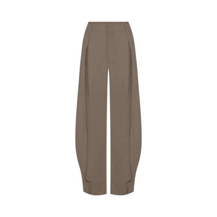 

Брюки Lemaire Curved Volume Pants 'Light Olive', зеленый