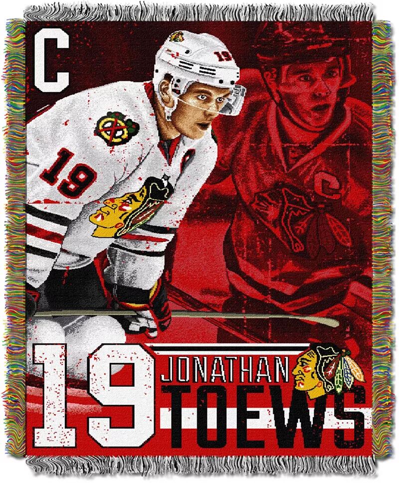 

Гобеленовое одеяло TheNorthwest Chicago Blackhawks 40 x 60 дюймов с Джонатаном Тэйвсом № 19